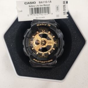 Casio watch- woman's Baby-G  Black gold
